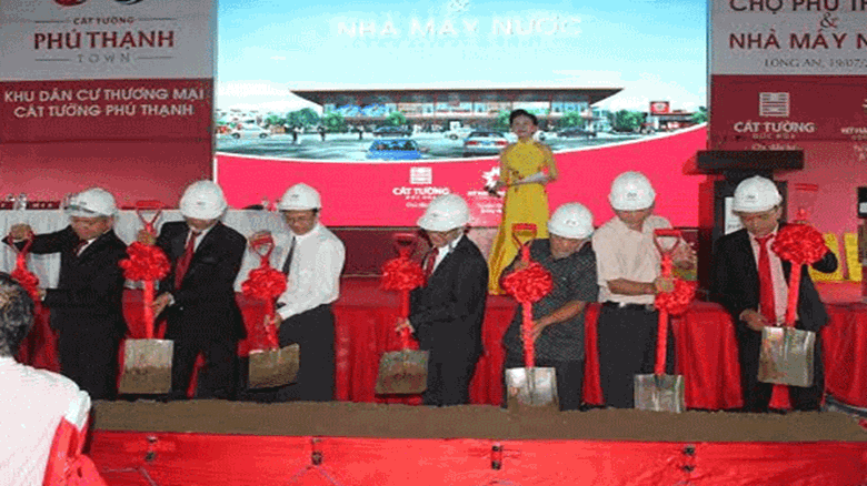 Khởi công xây dựng chợ Phú Thạnh quy mô hơn 4000 m2