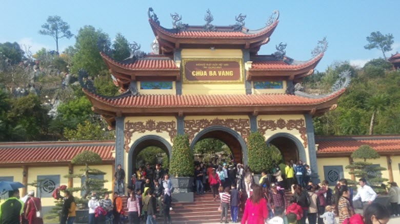 Chùa Ba Vàng: ngôi chùa có chính điện lớn nhất Việt Nam