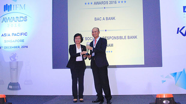 BAC A BANK là ngân hàng dẫn đầu về trách nhiệm xã hội Việt Nam