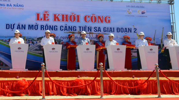  Đà Nẵng: Khởi công Dự án Mở rộng Cảng Tiên Sa giai đoạn 2 sau nhiều lần trì hoãn