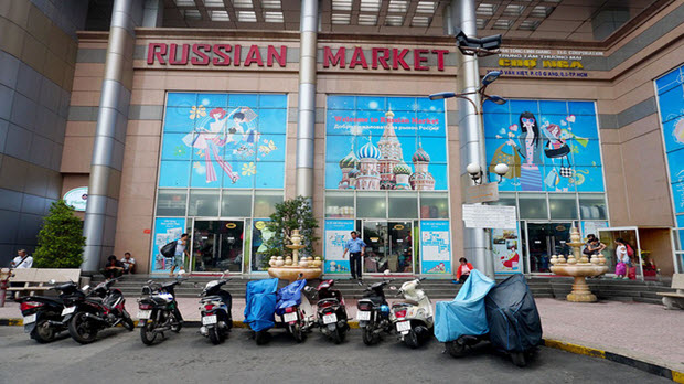 Khu chợ Nga độc đáo giữa lòng Sài Gòn