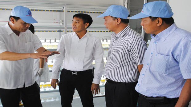 Công ty TNHH Đầu tư thủy sản Nam Miền Trung: Áp dụng công nghệ cao trong sản xuất tôm giống