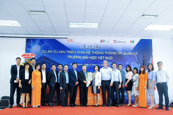 Đại học Việt Đức tiên phong số hóa quản lý