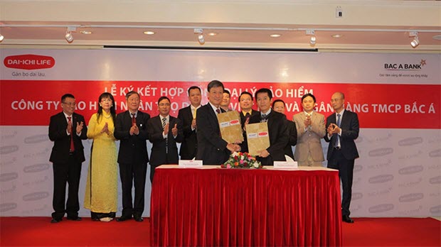 Dai-ichi Life Việt Nam và Bắc Á BANK ký kết hợp đồng đại lý bảo hiểm nhân thọ