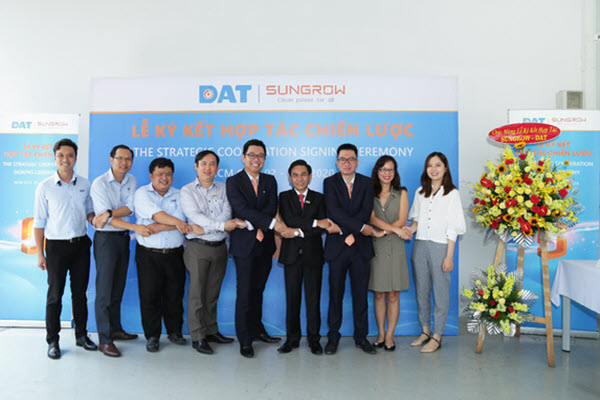 DAT chính thức hợp tác chiến lược cùng Sungrow mở rộng thị trường