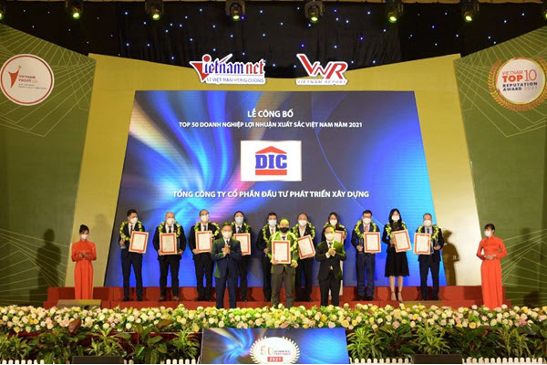 Tăng trưởng bền vững, Tập đoàn DIC vào Top 50 doanh nghiệp lợi nhuận tốt nhất Việt Nam