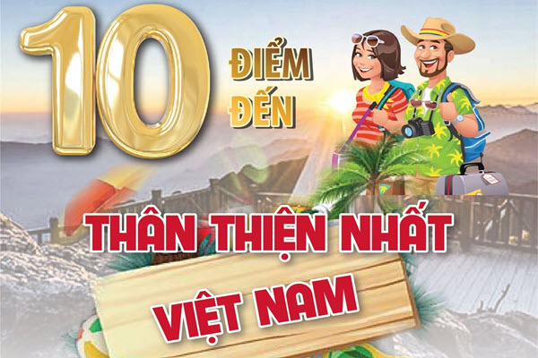 10 điểm đến thân thiện nhất Việt Nam năm 2023