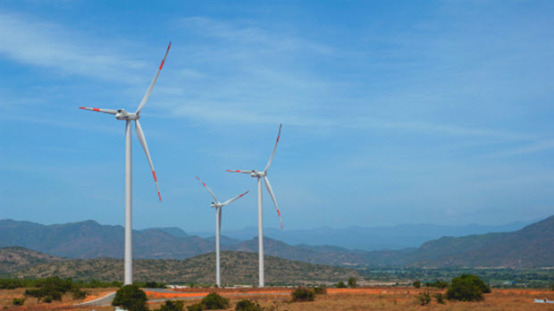  Vỡ mục tiêu phát triển 800 MW điện gió