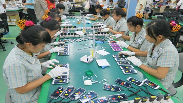 Điện thoại và linh kiện Việt Nam xuất sang Mỹ tăng đột biến