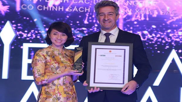  Unilever được trao giải “Doanh nghiệp xuất sắc nhất” tại Vietnam HR Awards năm 2016