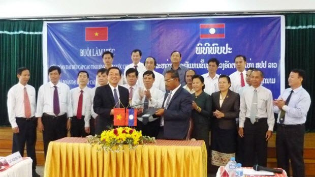  Lãnh đạo tỉnh Bình Định xúc tiến đầu tư tại Lào