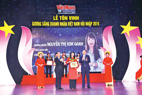 Doanh nhân Nguyễn Thị Kim Oanh - người góp phần thay đổi diện mạo ngành dệt