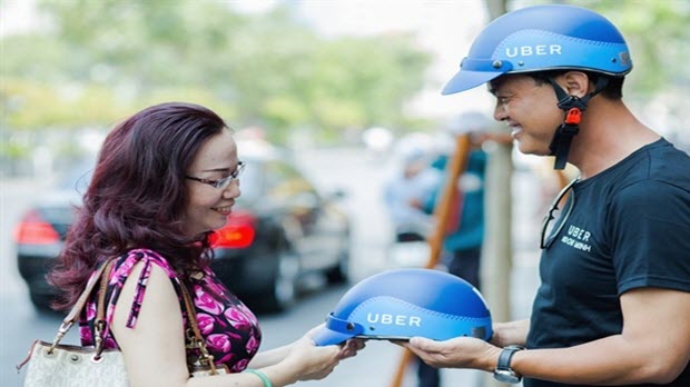  Uber ra mắt dịch vụ xe ôm tại Việt Nam