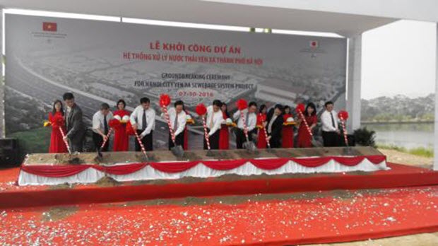  Hà Nội: Khởi công dự án hệ thống xử lý nước thải lớn nhất Việt Nam