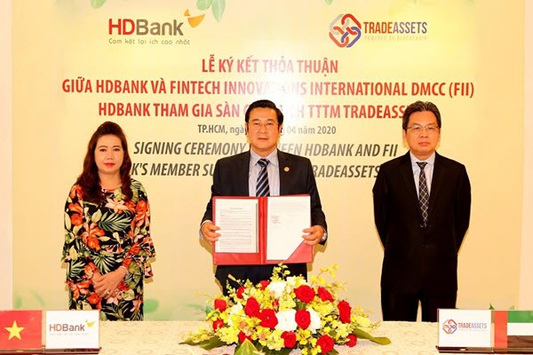 HDBank - Ngân hàng Việt Nam đầu tiên tham gia sàn giao dịch TRADEASSETS nhằm số hóa hoạt động tài trợ thương mại