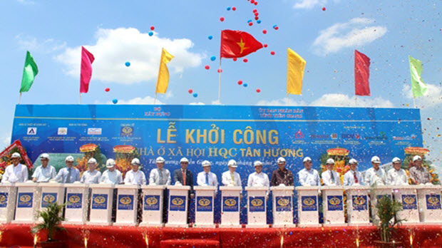 HQC khởi công nhà ở xã hội tại Tiền Giang
