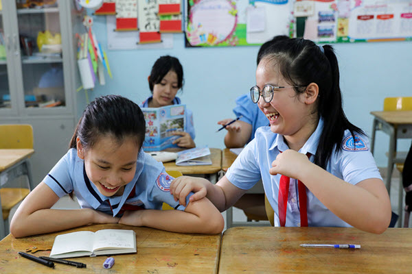 Việt Nam được đánh giá cao về kết quả học tập tiểu học