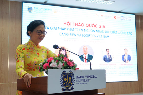 Trường Đại học Bà Rịa – Vũng Tàu tổ chức Hội thảo quốc gia “Nhu cầu và giải pháp phát triển nguồn nhân lực chất lượng cao Cảng biển và Logistics Việt Nam” và ký kết hợp tác với các viện nghiên cứu, doanh nghiệp Logistics hàng đầu Việt Nam