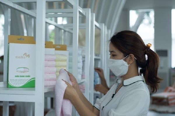 Phong Phú Corp ra mắt khăn kháng khuẩn