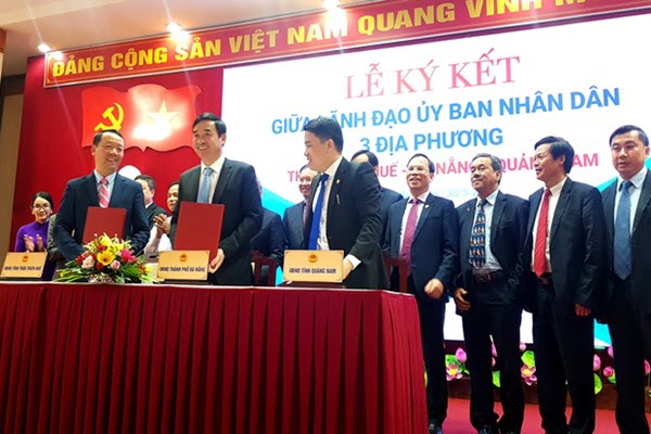 Huế - Đà Nẵng – Quảng Nam ký liên kết phát triển du lịch sau Covid-19