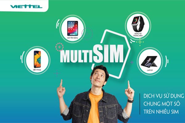 Nhà mạng đầu tiên cung cấp dịch vụ MultiSIM dùng 1 SIM trên nhiều thiết bị