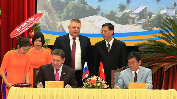  Ninh Thuận thiết lập quan hệ hợp tác toàn diện với tỉnh Kursk (Liên bang Nga)