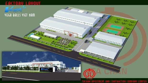 Vega Balls đầu tư 330 tỷ đồng xây thêm 1 nhà máy tại Quảng Ninh