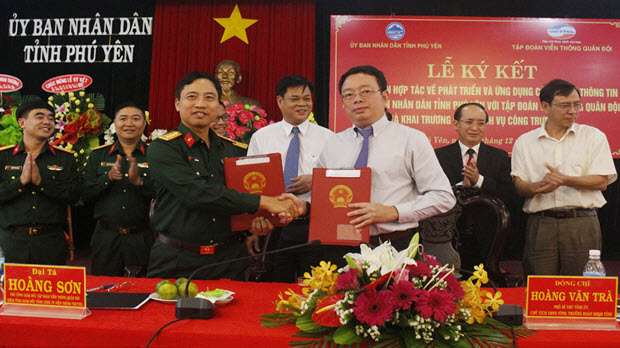  Phú Yên hợp tác Viettel xây dựng chính quyền điện tử