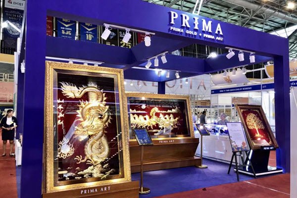 Tinh hoa nghệ thuật vàng Prima tại hội chợ quốc tế trang sức Việt Nam 2019