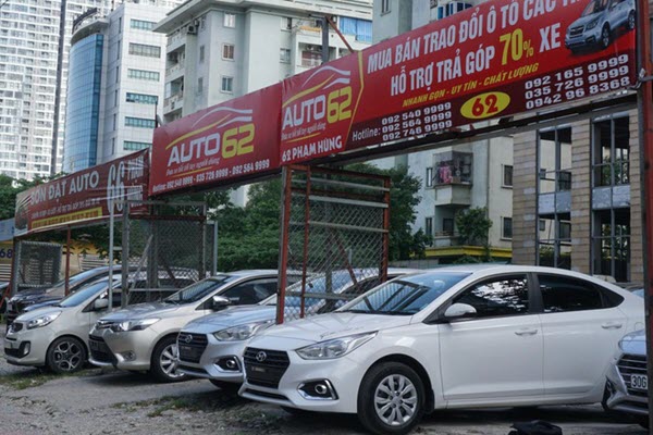 Hà Nội: Chợ ô tô cũ thời chịu lỗ trong đại dịch Covid-19