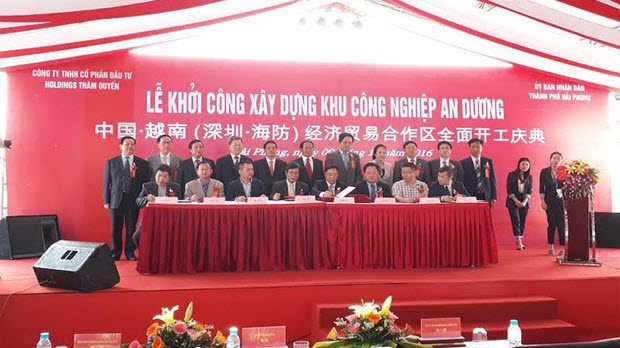  Nhà đầu tư Trung Quốc tái khởi động dự án KCN An Dương Hải Phòng 175 triệu USD