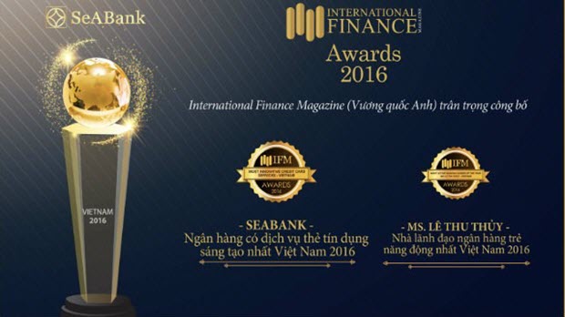 SeABank được vinh danh giải thưởng “Ngân hàng có dịch vụ thẻ tín dụng sáng tạo nhất”