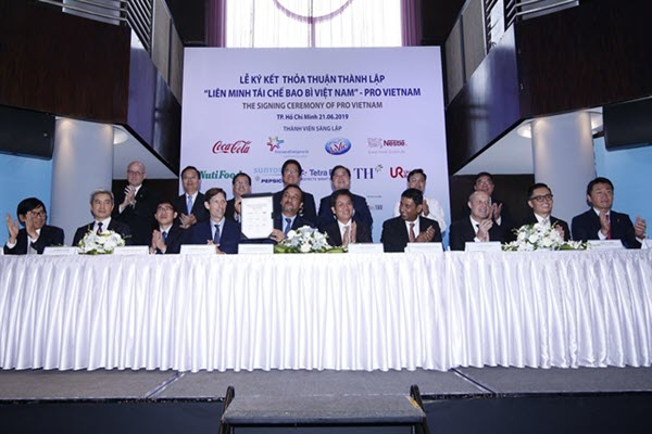 Nine companies launch Packaging Recycling Organisation Vietnam