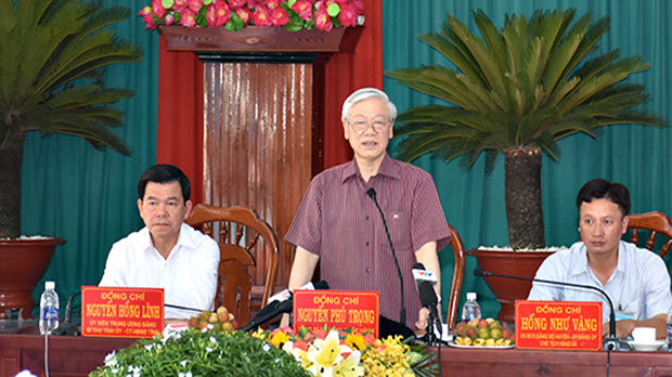 Tổng Bí thư làm việc tại tỉnh Bà Rịa-Vũng Tàu