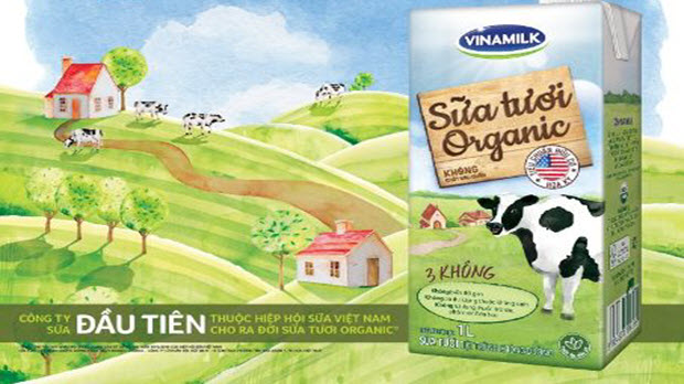  Vinamilk ra mắt sản phẩm sữa tươi Organic