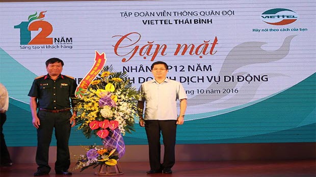  Viettel Thái Bình kỷ niệm 12 năm kinh doanh dịch vụ di động và giới thiệu sản phẩm mới