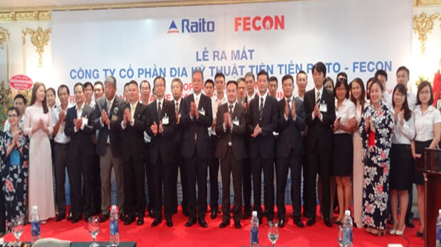  RAITO (Nhật Bản) bắt tay FECON thành lập công ty địa kỹ thuật tiên tiến tại Việt Nam